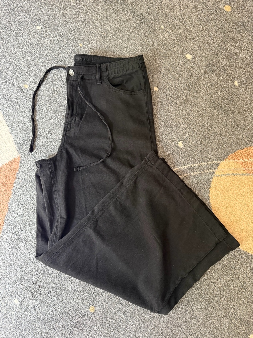 American Eagle Dreamy Drape Low Rise Ultra Wide Leg Pants